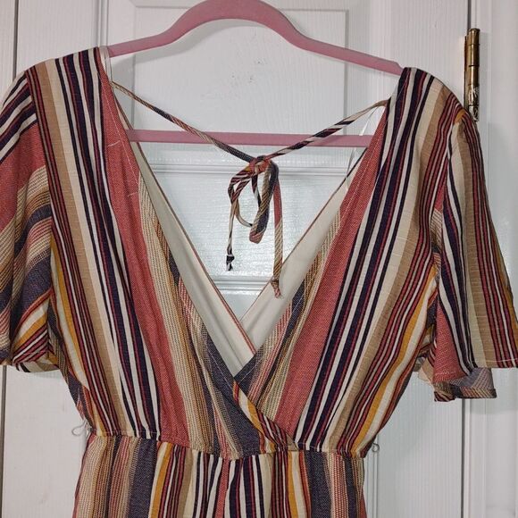 Trixxi striped short romper Sz XXS - Picture 6 of 8